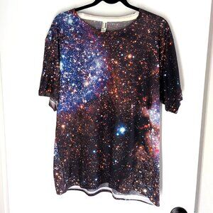 ShadowplayNYC space tee L nebula galaxy NASA Cat's Paw (?) American Apparel
